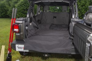 Jeep Wrangler Unlimited JLU Cargo Cover - Rear - Rugged Ridge - C3 - `18-`21